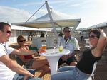 Chillaxing in the VIP Village