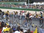 The track invasion