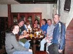 Hitting the local bars and restaurants