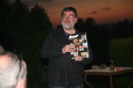 Julian Ryder launching the special edition Official MotoGP review book 2009