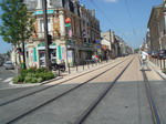 The new tram system runs right in front of our hotel!