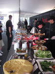 The buffet lunch at VIP
