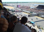 At 82,000 it was a record crowd and most grandstands were sold out