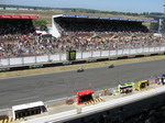 Part of the sell out crowd, along the main straight