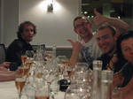 Perhaps too much of that great wine...?!