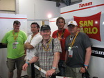 Happy customers in the San Carlo Honda Gresini pit