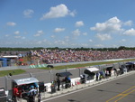 View of the Haarbocht grandstand