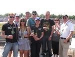 After the race, our VIP Village customers celebrate an awesome weekend