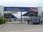 The Silverstone Grand Prix circuit entrance!