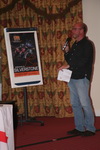 Neil Spalding introducing our opening party