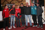 left to right-Kevin Coghlan, James Webb, Danny Webb, Scott Redding, Neil Spalding, Bradley Smith and Dean Brown