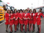 Air Asia paddock girls