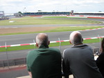 View from our Brooklands suite hospitality out over the Luffield loop