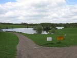 Lakeside campsite at Whittlebury Park