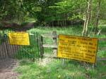 There is a private path from the Whittlebury campgrounds to Becketts or the PIt Straight/Copse tunnel areas