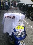 Rossi came back - we issued shirt to commemorate