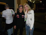 Lucky customer gets a picture with Marc Marquez (future World Champion)