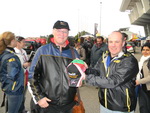 A hat signed by many customers in Estoril and given to the Gordon as a present