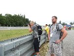 Our MotoGP Team experience customers got plenty of opportunity to view the action from the service road