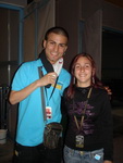 Mattia and our guide Elisa