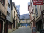 The lovely medieval streets of Le Mans