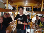 Bartending on the trolley...