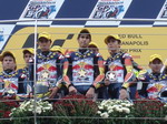 Rookies Riders' Cup podium
