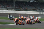 The damp MotoGP lineup - shot from our suite