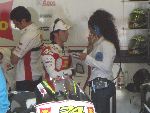 ...getting interviewed