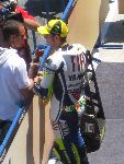Rossi tells us about his day