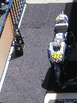when they all go up to the podium, who gets left behind?