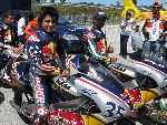 Our sponsored American Benny Solis (winner of 2008 AMA Rookies Cup)