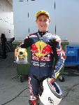 A proud and happy Danny Kent takes home some well deserved hardware!