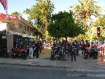 Pretty much bike city outside our door.  The pubs were super.