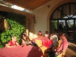 The early arrivals got more drinking time in under the sun!