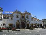 The famous bull ring in Seville