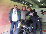 Hayate put Melandri on the podium! Were they happy or what!?