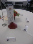 One of our private tables at Laguna Seca VIP Village