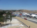 View from Laguna Seca VIP Village towards start