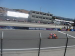 Danny Pedrosa winning MotoGP race, as seen from Pole Position Club suite