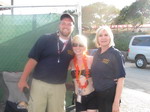 Pole Position Club suite - customer with attentive security staff