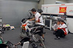 Inside our partner team San Carlo Honda Gresini pit