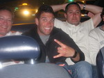Some happy customers on way home from the 'best weekend of their life'