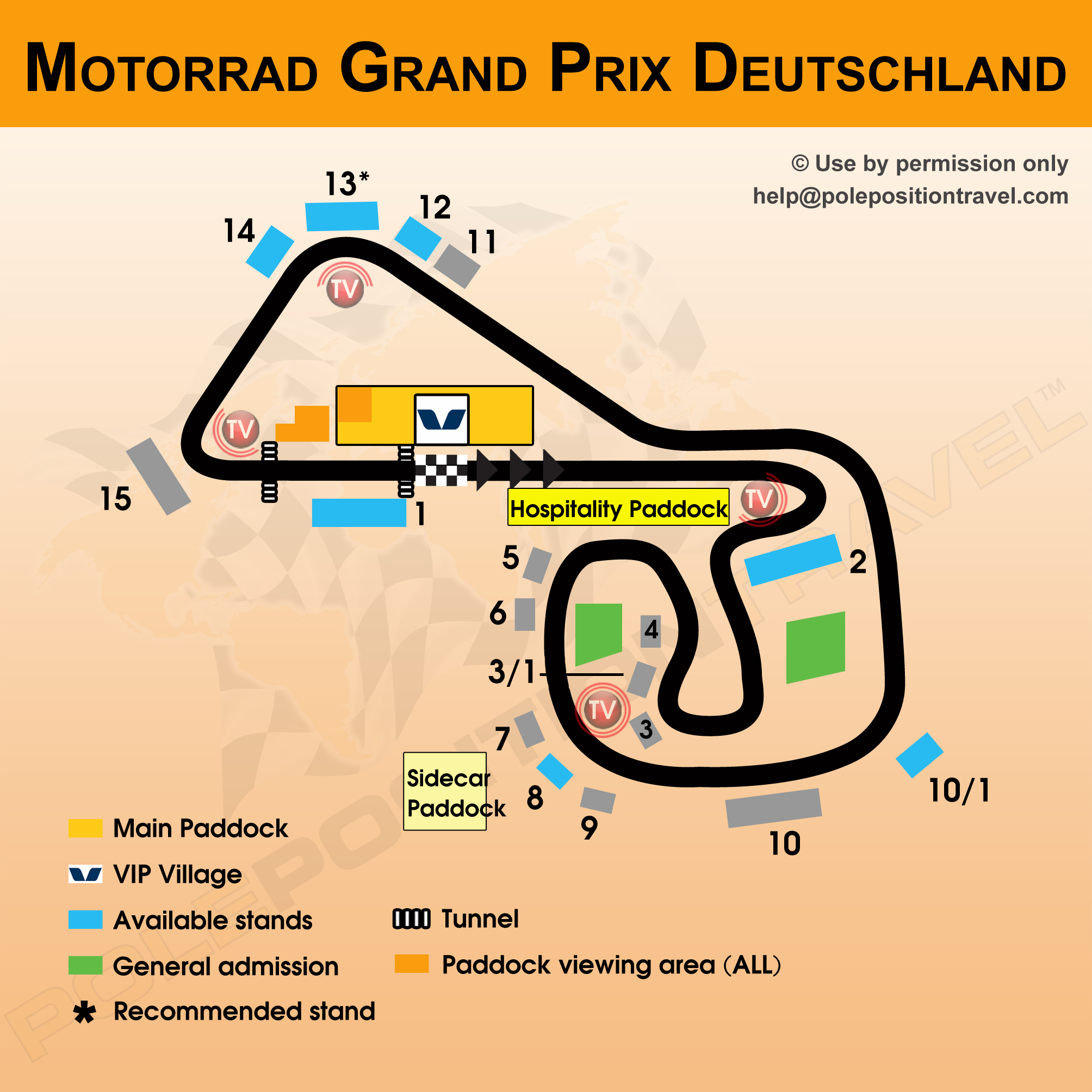 Sachsenring track map